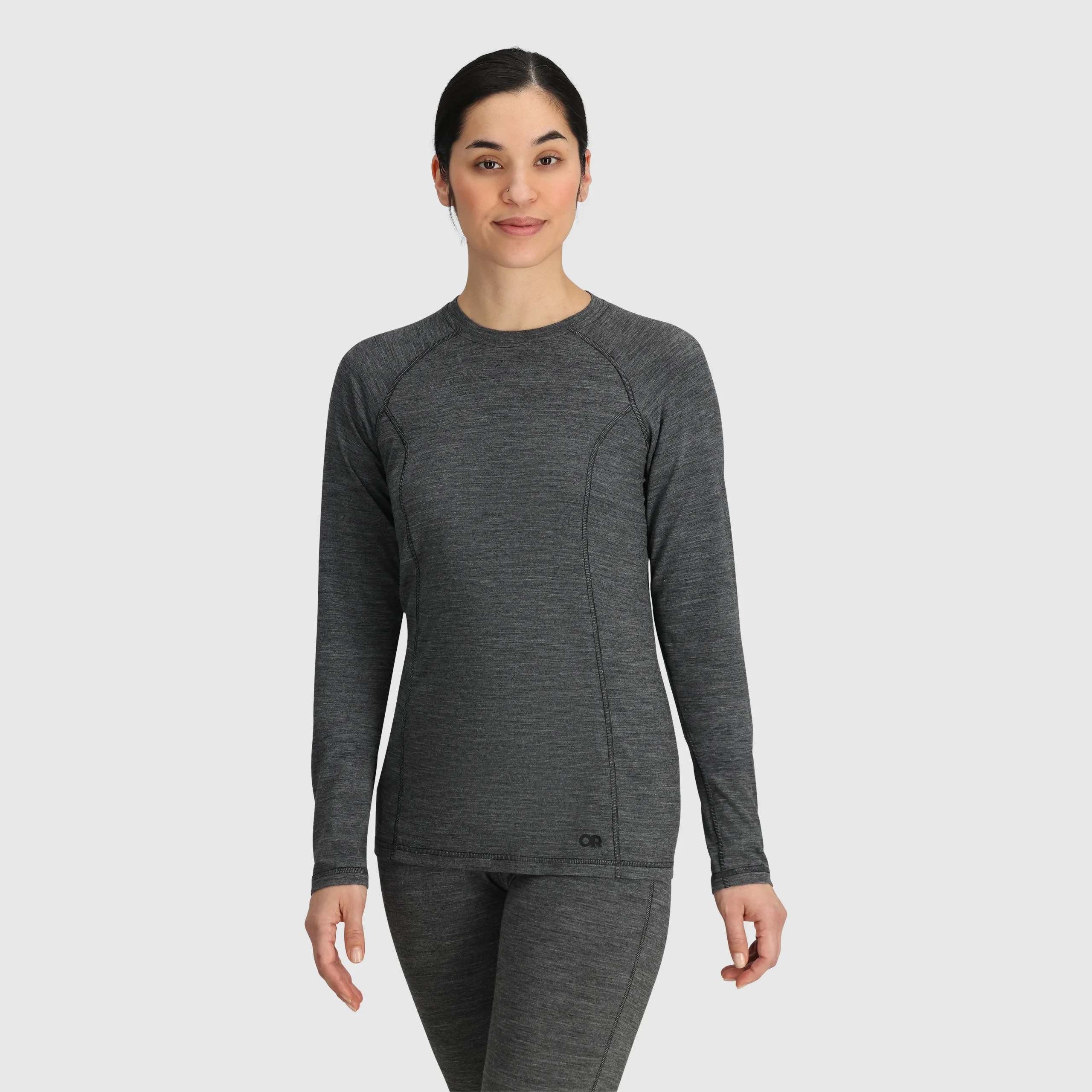 Outdoor Research Women's Alpine Onset Merino 150 Crew-Plus - Size 2X - Sienna Heather (Outlet)