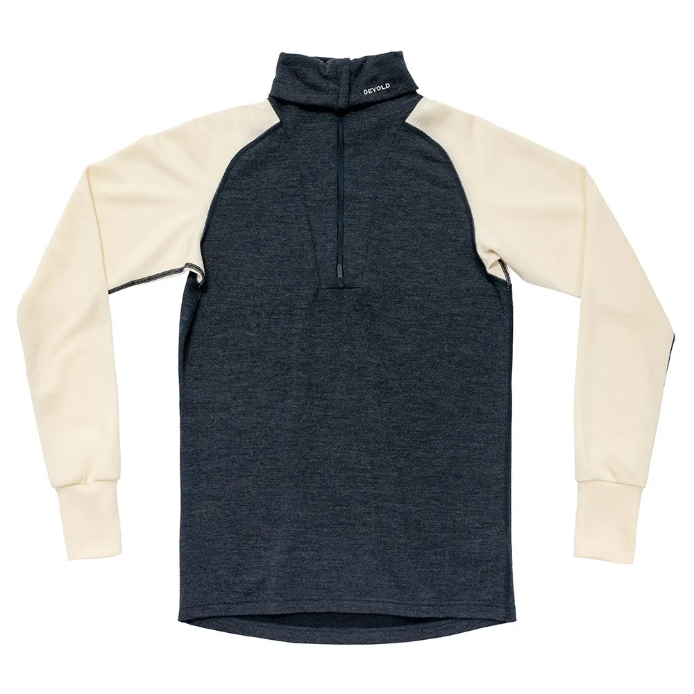 DEVOLD OF NORWAY Expedition Merino Silk half zip long sleeve T-shirt