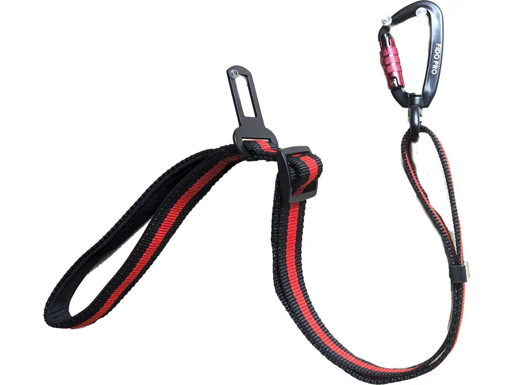 Fido Pro Dog Seat Belt - Size 1 Size - Black (Outlet)