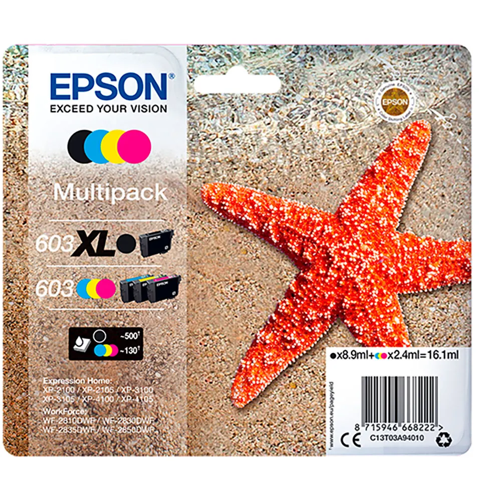 Epson 603 Standard/XL ink cartridge