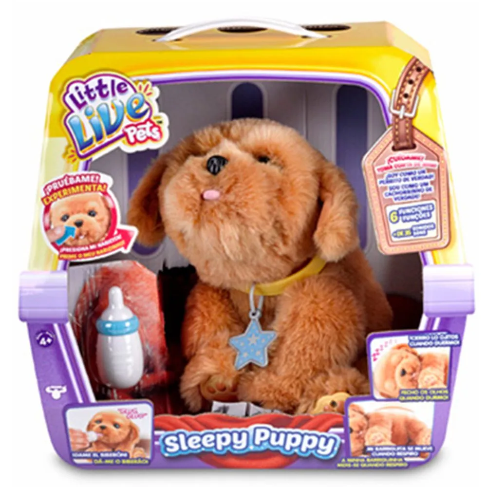 Famosa Sleppy Puppy Little Live Pets teddy