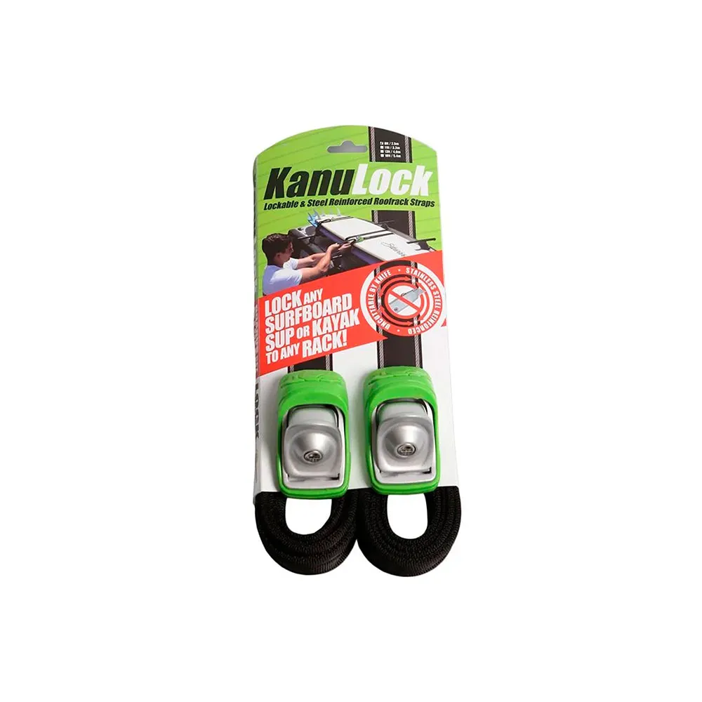Fcs 2.5m/8 ft kanulock lockable set tie down straps