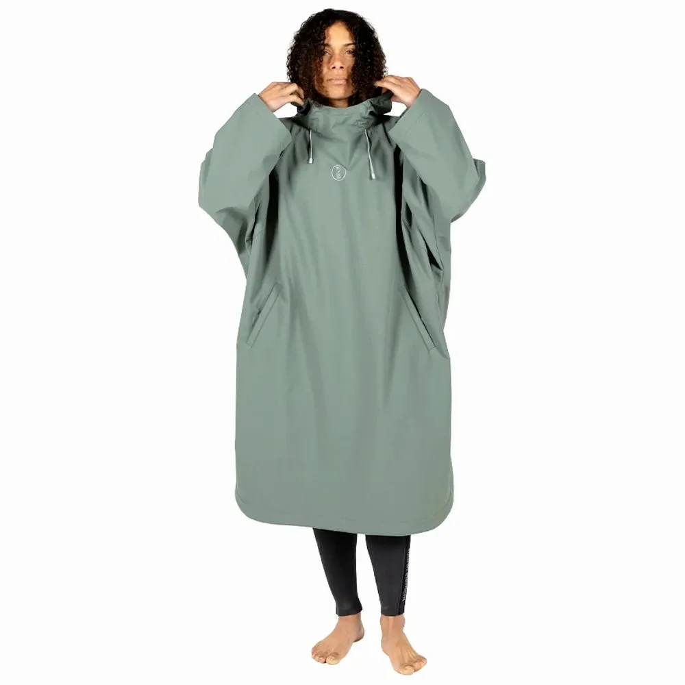 Fourth Element Storm Poncho - Sea Moss