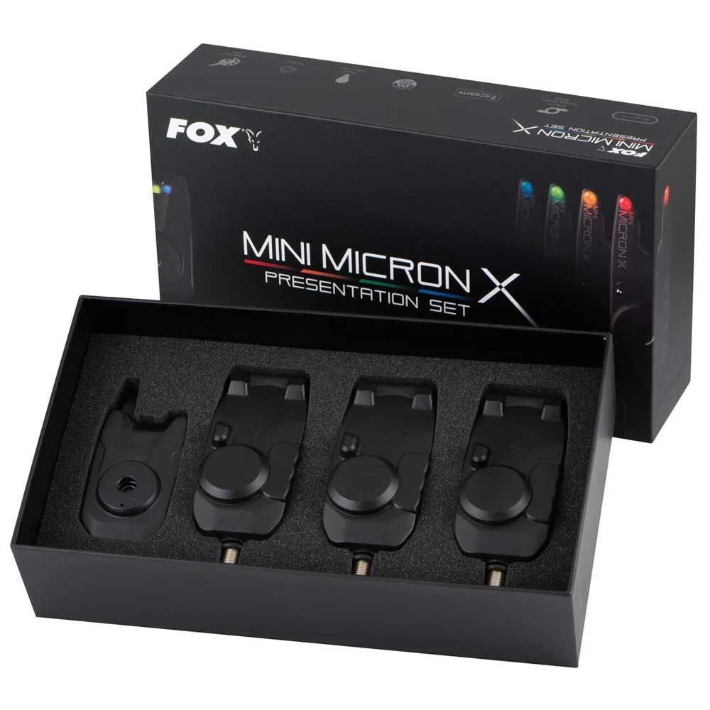 Fox International Mini Micron X 3 Rods bite alarm