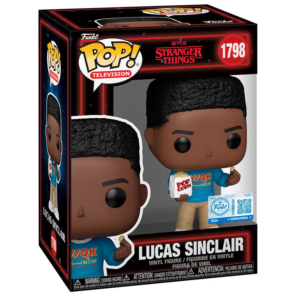 Funko Stranger Things 5 Lucas Sinclair figure refurbished