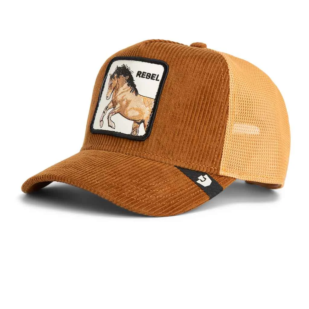 Dapper Rebel Corduroy Trucker Hat