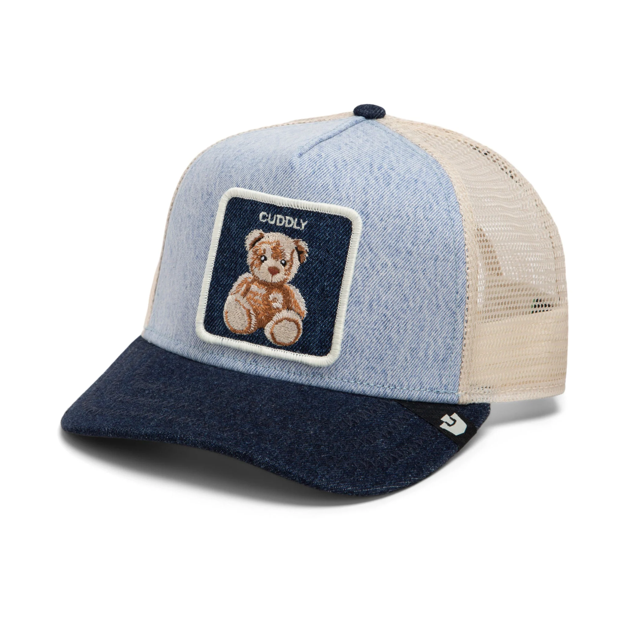 Denim Cuddly Trucker Hat