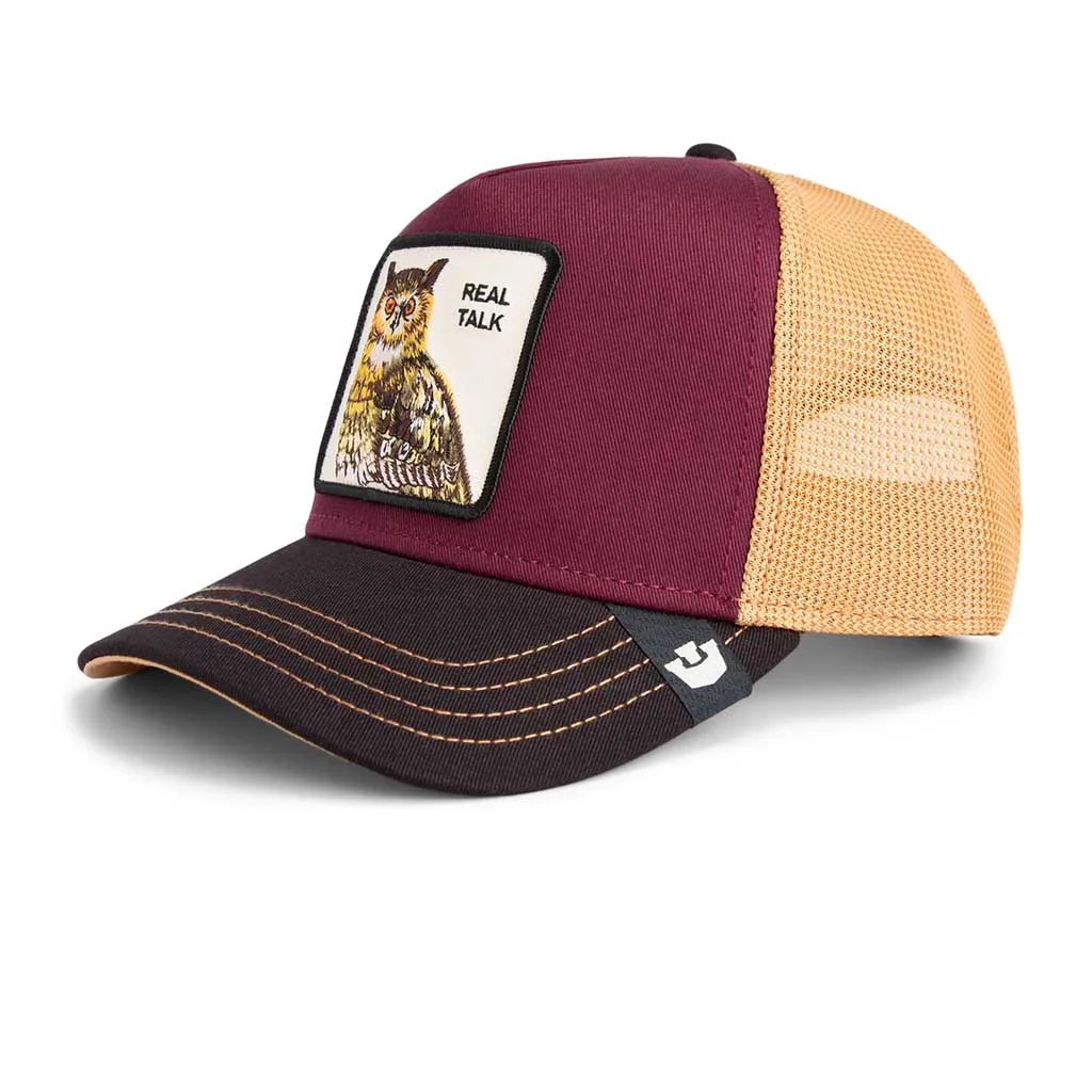 Tricolor Owl Trucker Hat