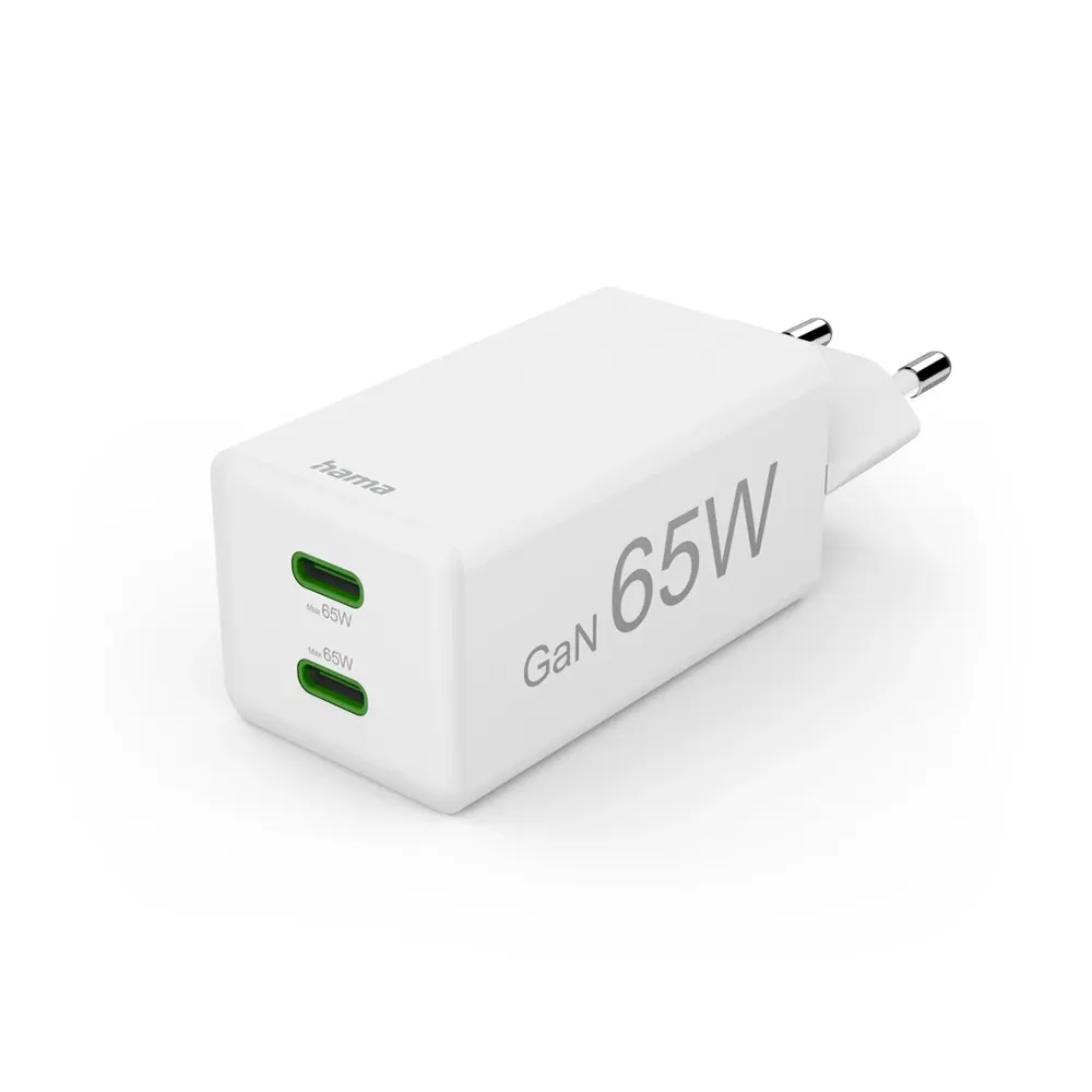 Hama Mini QC+PD+GaN USB-C wall charger 65W