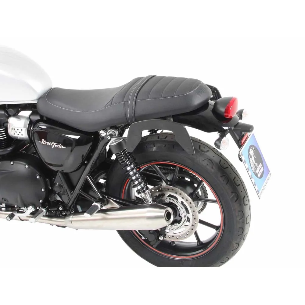 Hepco Becker C-Bow Triumph Street Twin 2016-2020-Negro saddlebags fitting