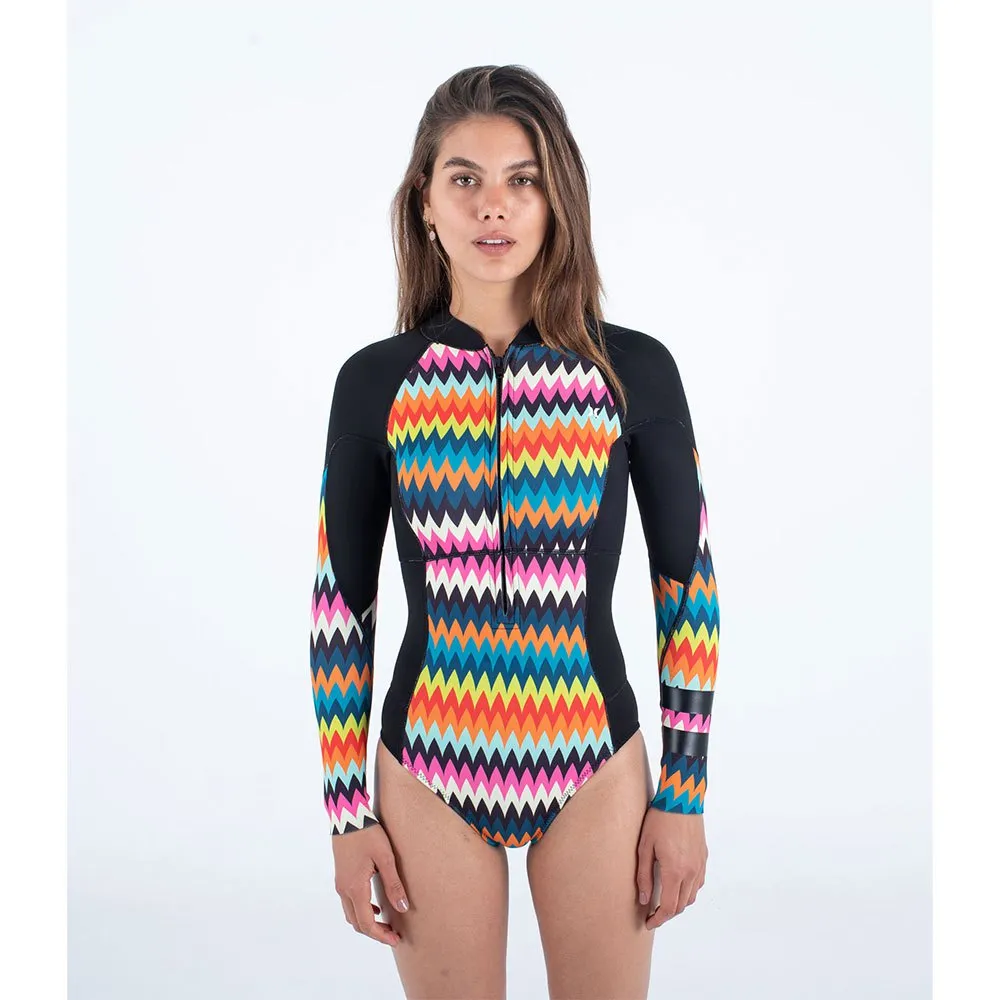 Hurley Advant 2 mm woman long sleeve front zip shorty