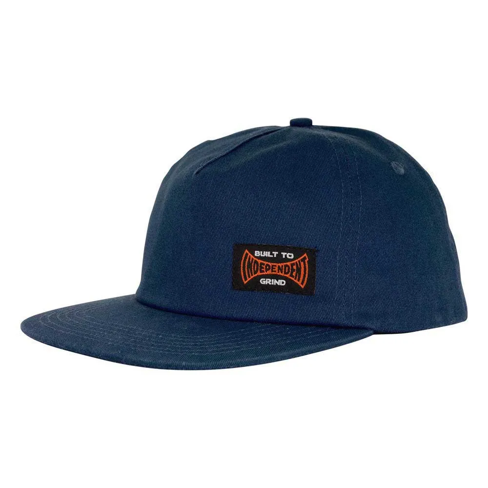 Independent Built to grind snapback unstructured cap