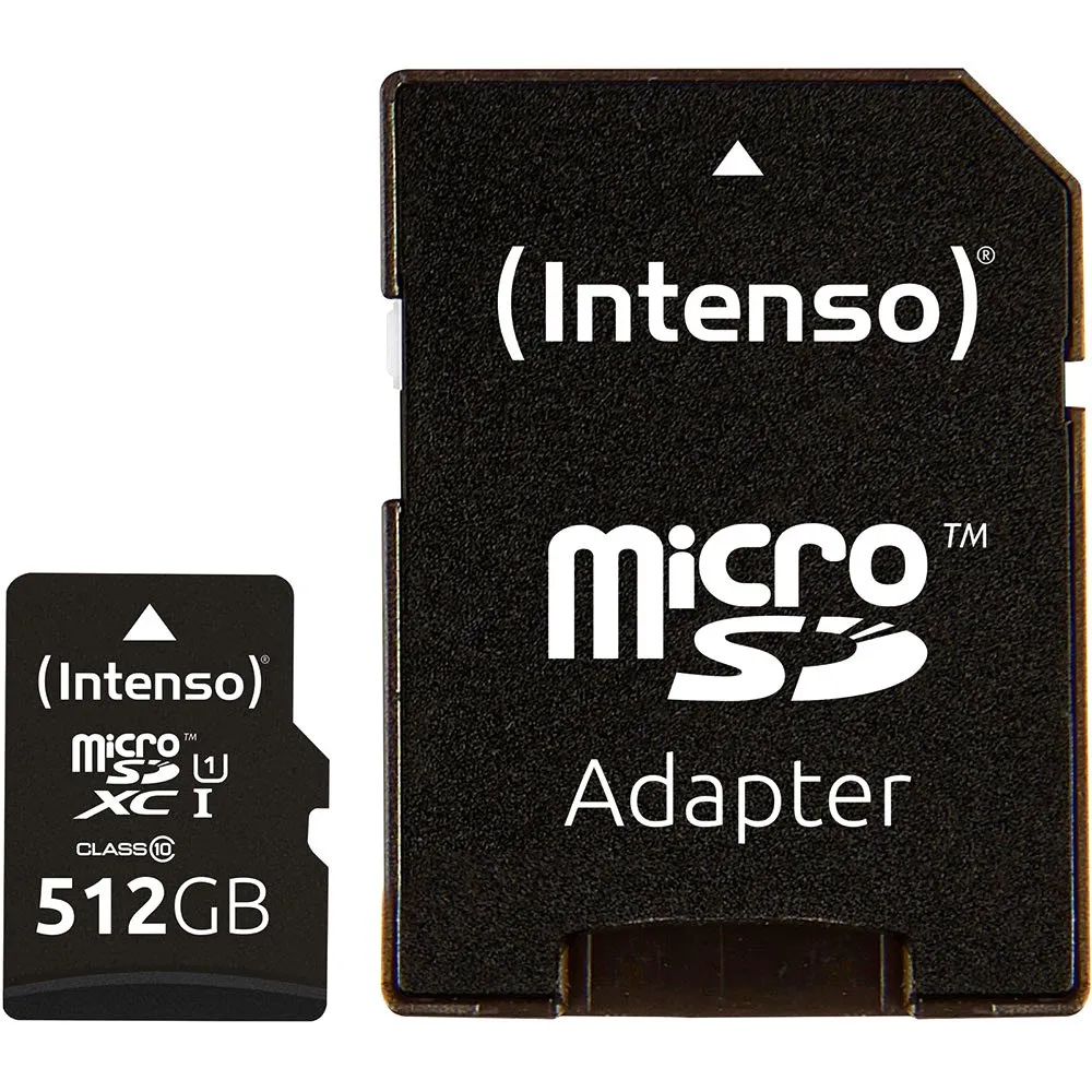 Intenso Micro SDXC 512GB Class 10 UHS-I Premium memory card