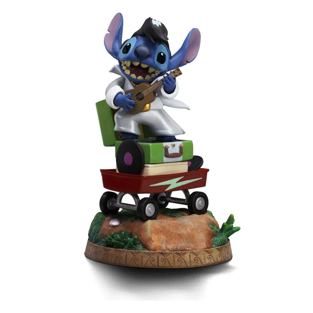 Iron Studios Lilo & Stitch Stitch Art Scale 1/10 King Of Rock 17 cm figure
