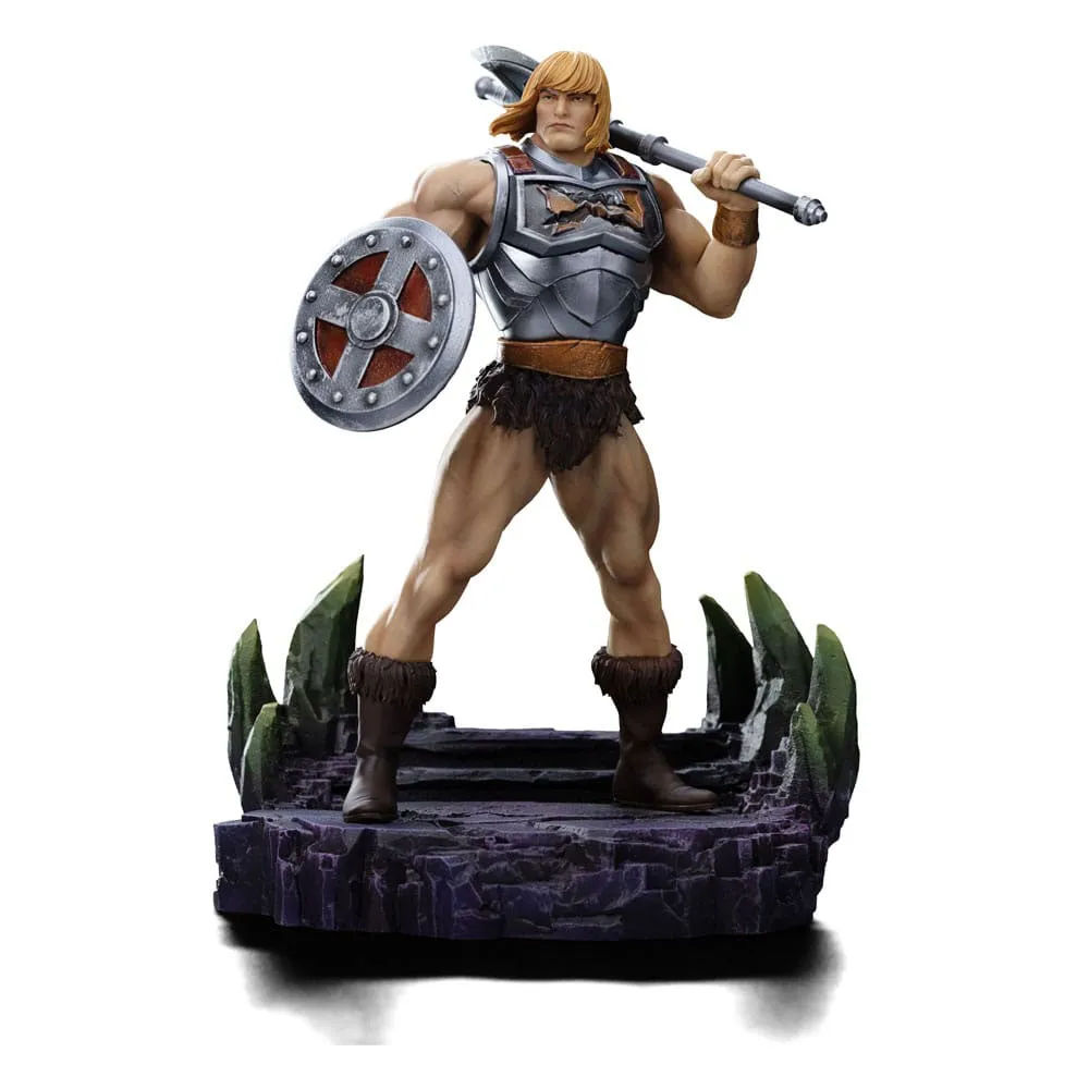 Iron Studios Masters Of The Universe He-Man Battle Armor Version heo Exclusice Art Scale Statue 1/10 23 cm