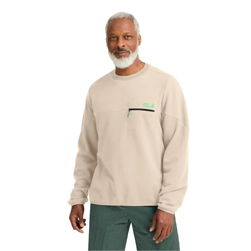 Jack Wolfskin Find The Wild Crewneck half zip sweatshirt