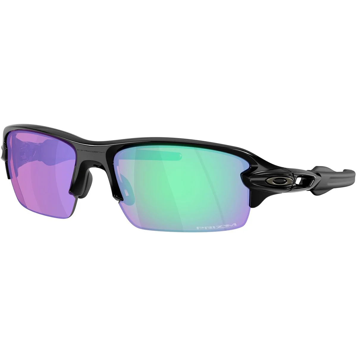 OAKLEY FLAK 2.0 S POLISHED POLISHED BLACK W/ PRIZM GOLF  - Sport sunglasses