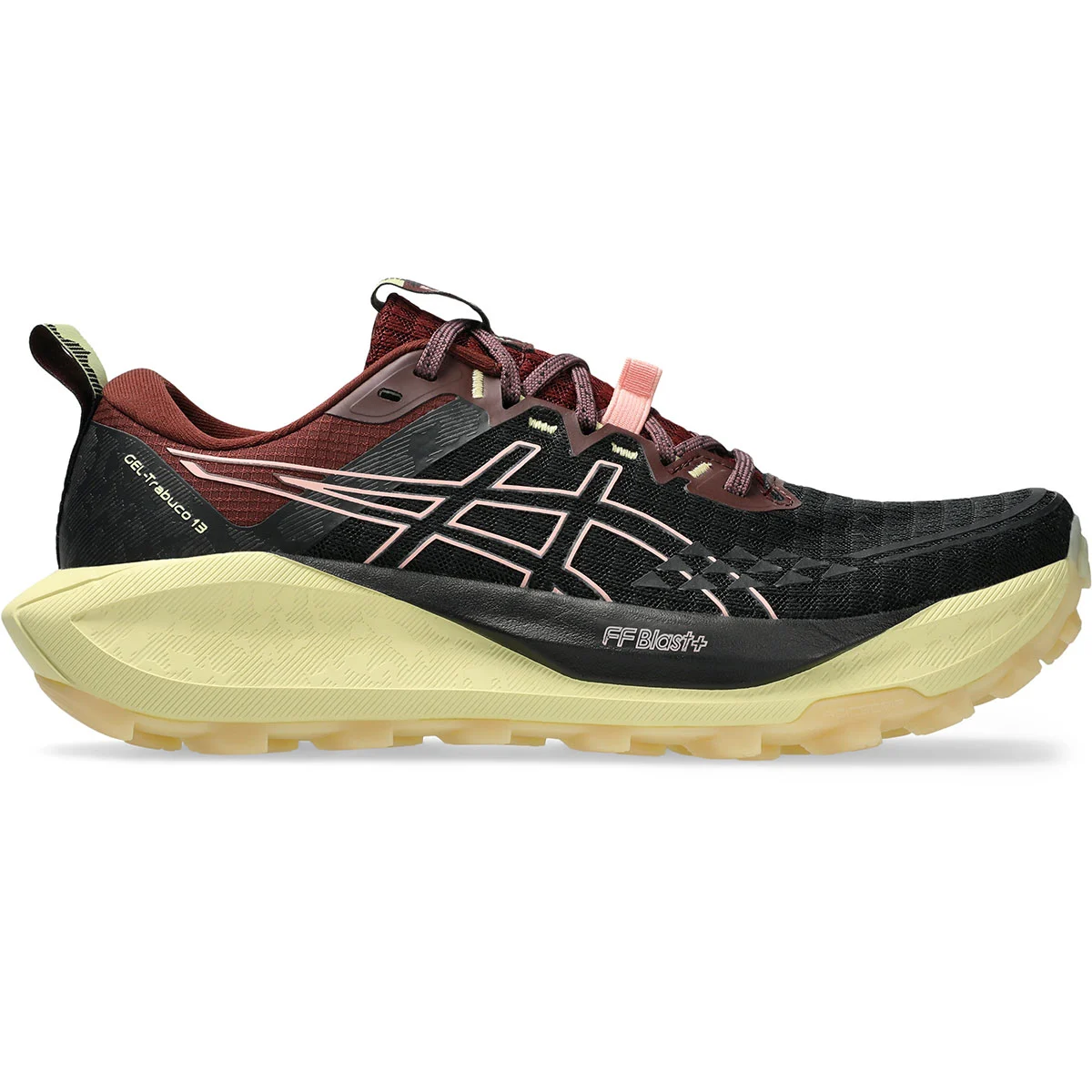 ASICS GEL-TRABUCO 13 W BLACK/WILD BLOSSOM  - Trail running shoes