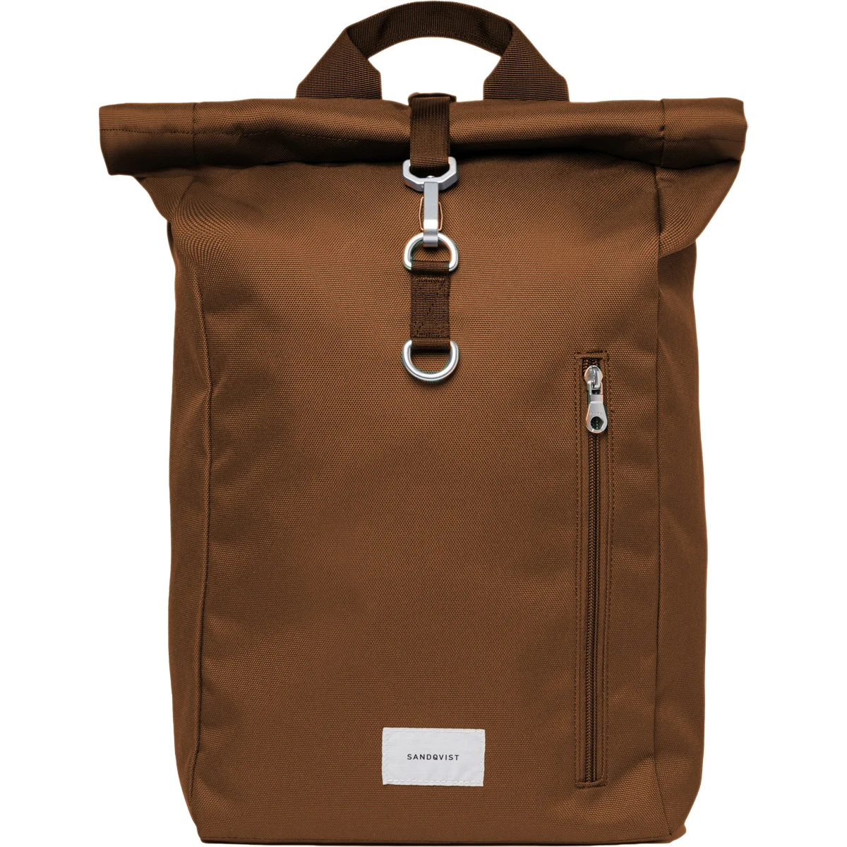 SANDQVIST GROUND ROLLTOP BACKPACK L SEPIA BROWN  - Lifestyle backpack