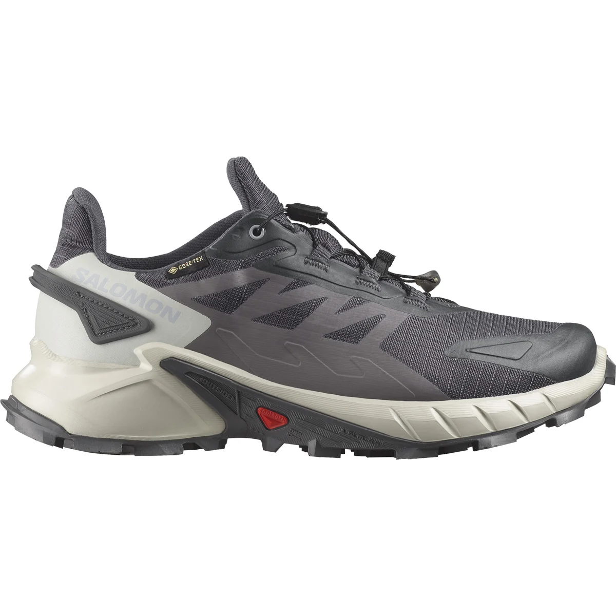 SALOMON SUPERCROSS 4 GTX W NINE IRON/LUNAR ROCK/COSMIC SKY  - Trail running shoes