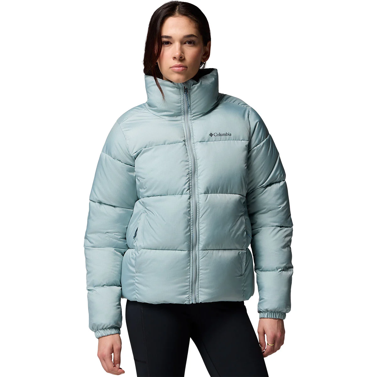 COLUMBIA PUFFECT II FULL ZIP JACKET CRUSHED BLUE  - Down jacket