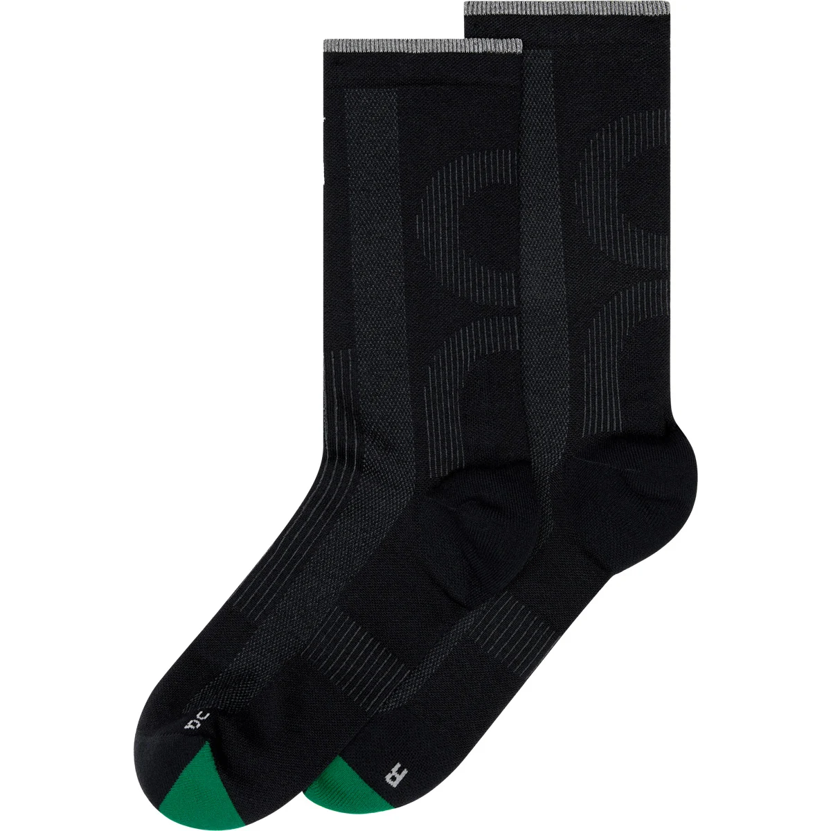 ON RUNNING ELITE RUN SOCK HIGH BLACK  - Running socks