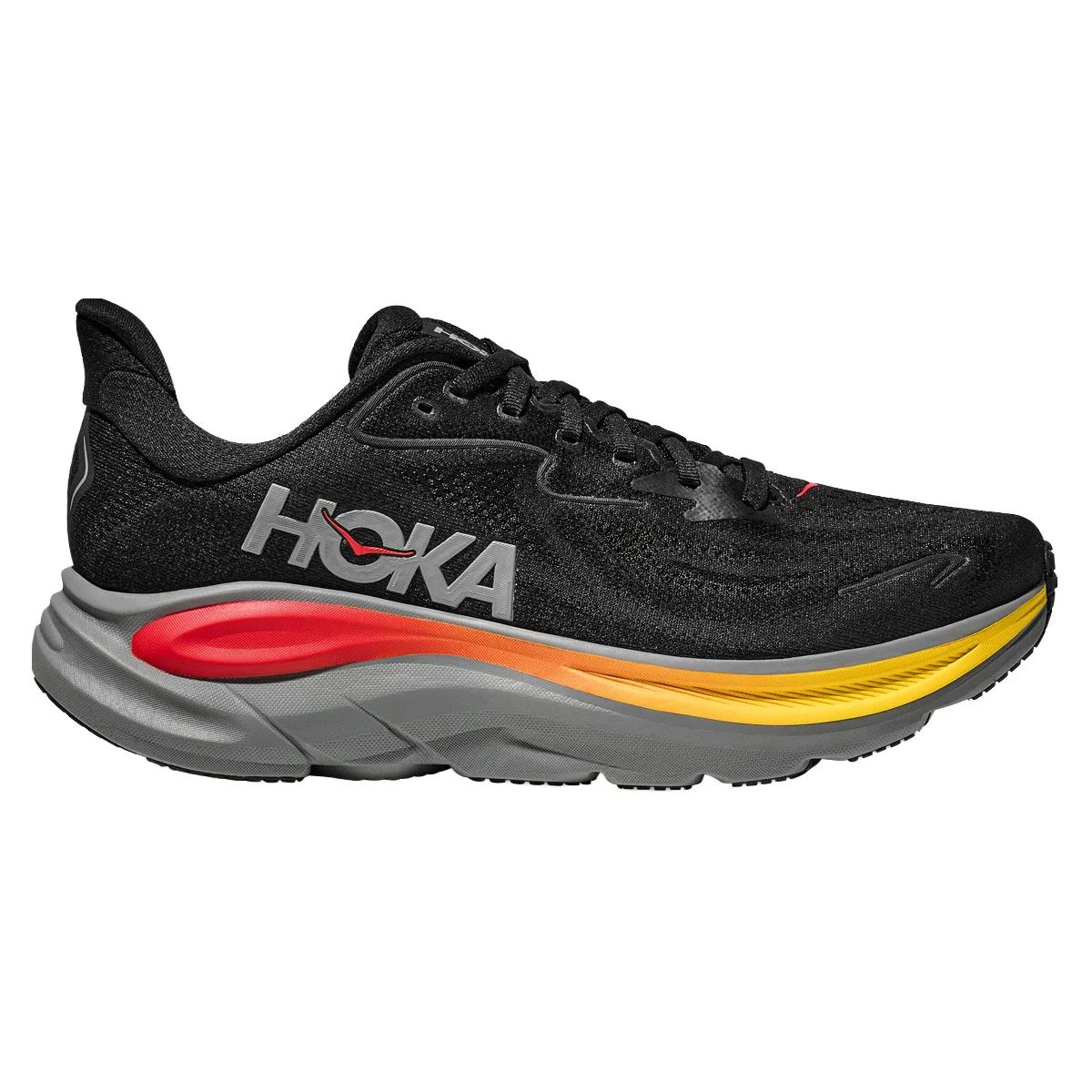 HOKA ONE ONE CLIFTON 10 M BLACK/GALACTIC GREY  - Running shoe
