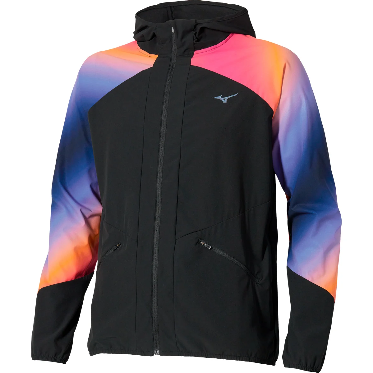 MIZUNO ACTIVE ALPHA HODDED JACKET + SODALITE BLUE  - Running jacket