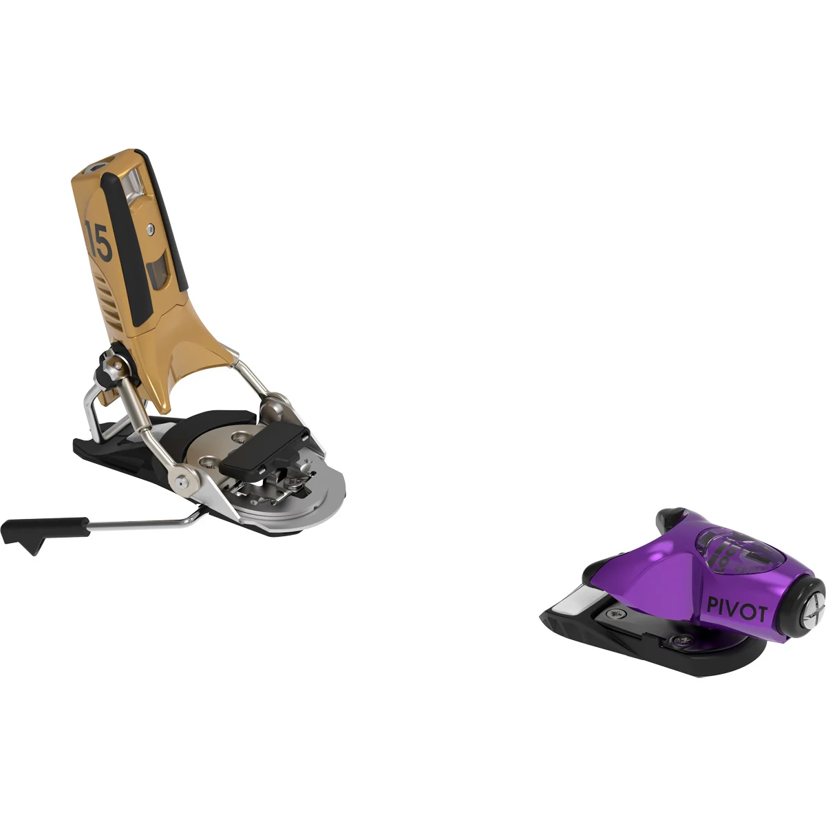 LOOK PIVOT 2.0 15 GW B95 PURPLE GOLD  - Alpine ski bindings