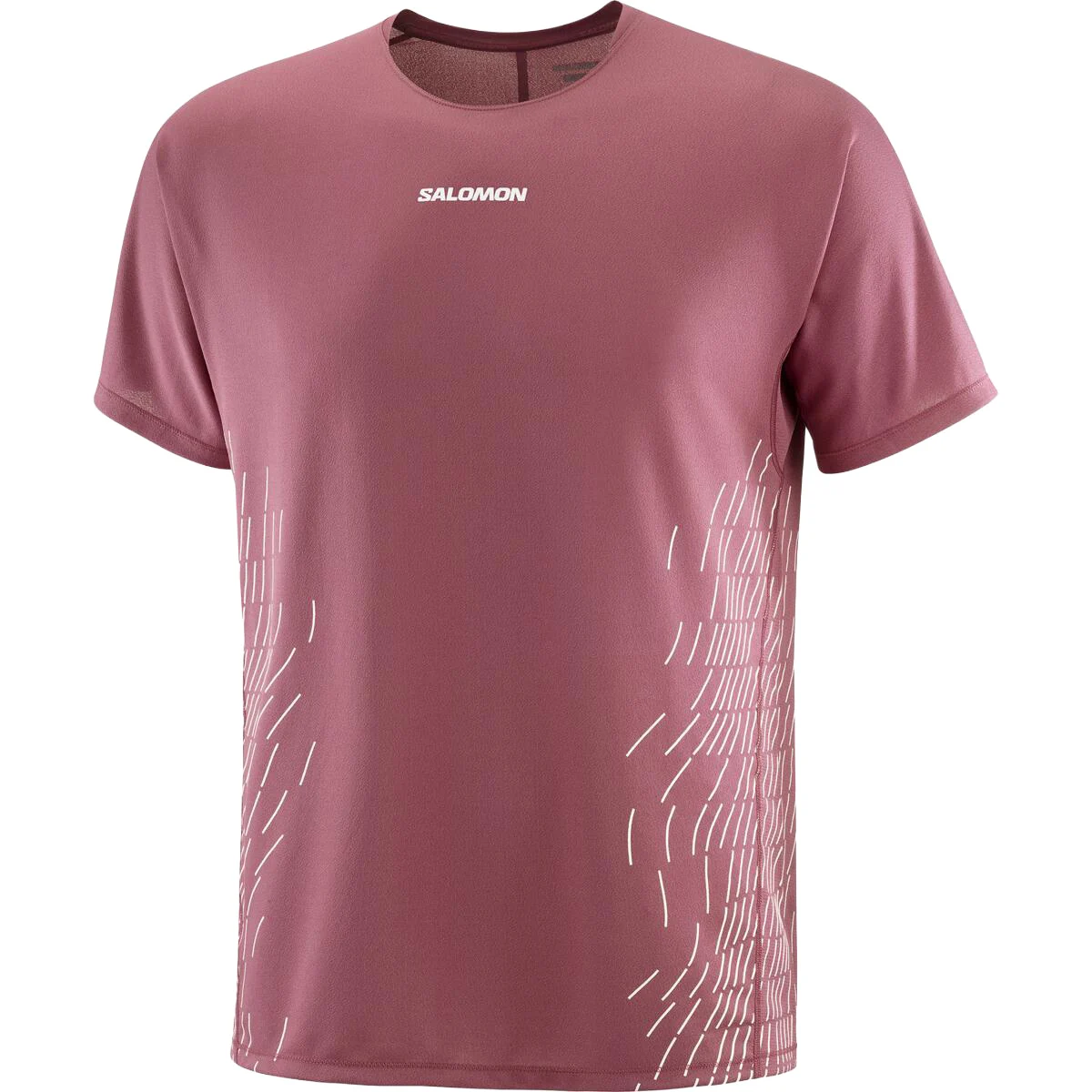 SALOMON SENSE AERO SS TEE GFX NOCTURNE/WHISPER WHITE  - Trail running T-shirt