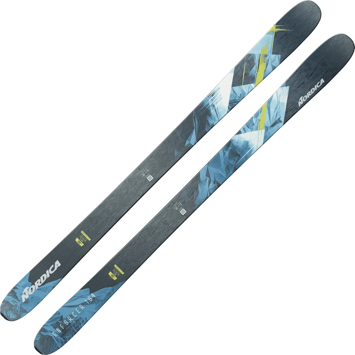 NORDICA ENFORCER 104 LIME/BLUE/BLACK  - Alpine ski