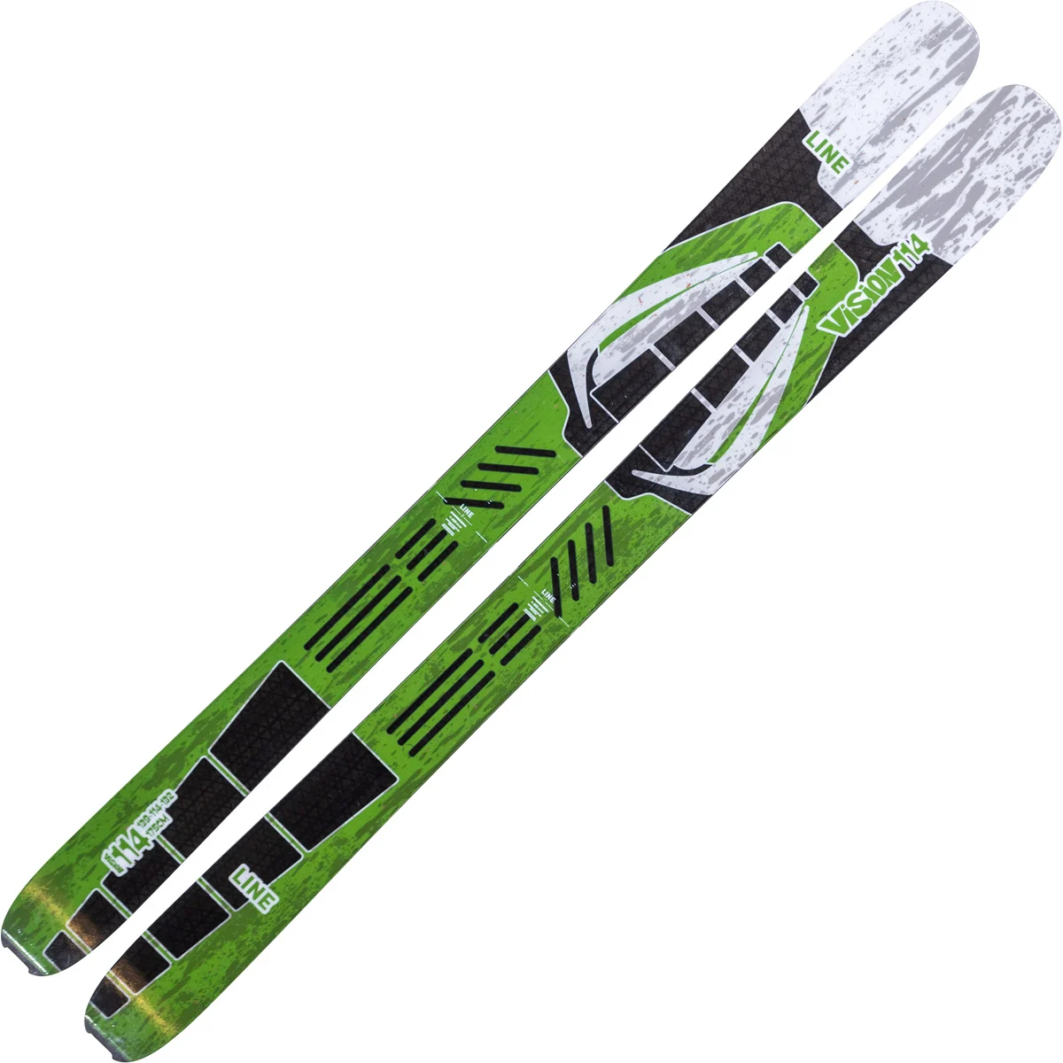LINE VISION 114 GREEN/BLACK/GREY  - Alpine ski