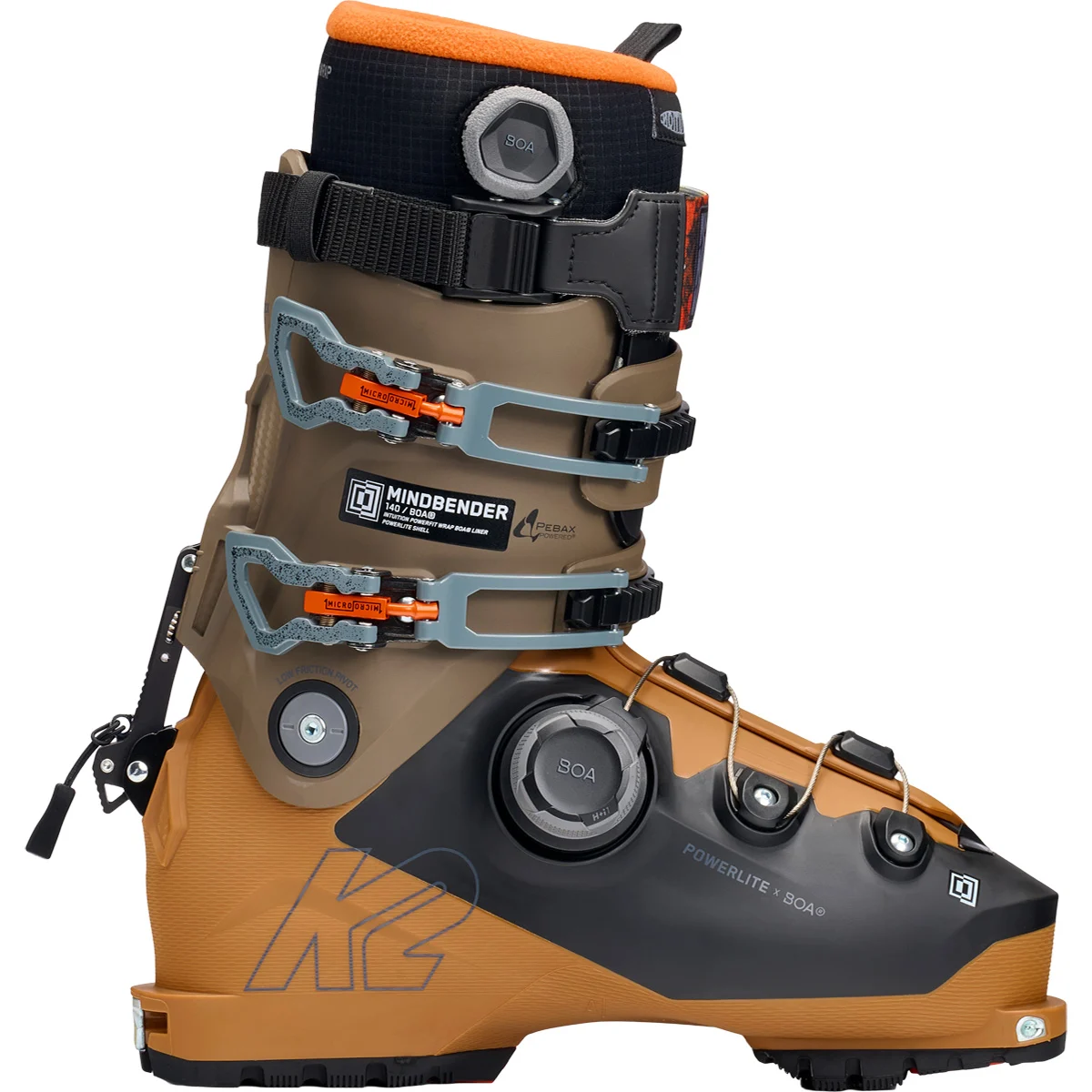 K2 MINDBENDER 140 BOA BROWN  - Alpine ski boots