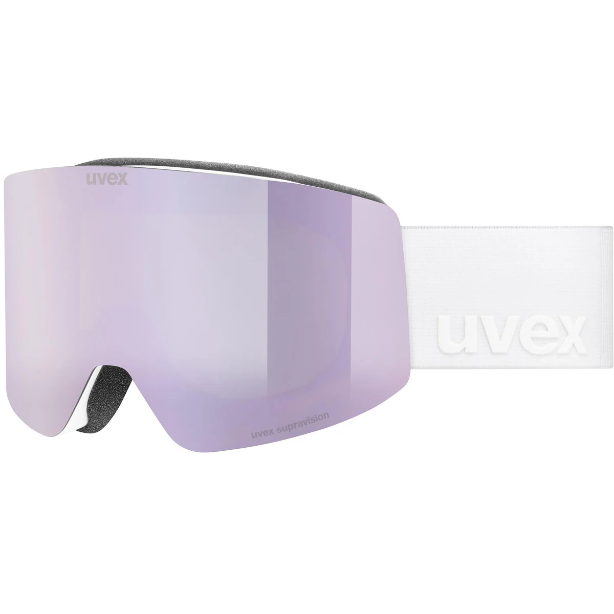 UVEX PROVOQE FM WHITE MATT/MIRROR ROSE  - Ski goggles