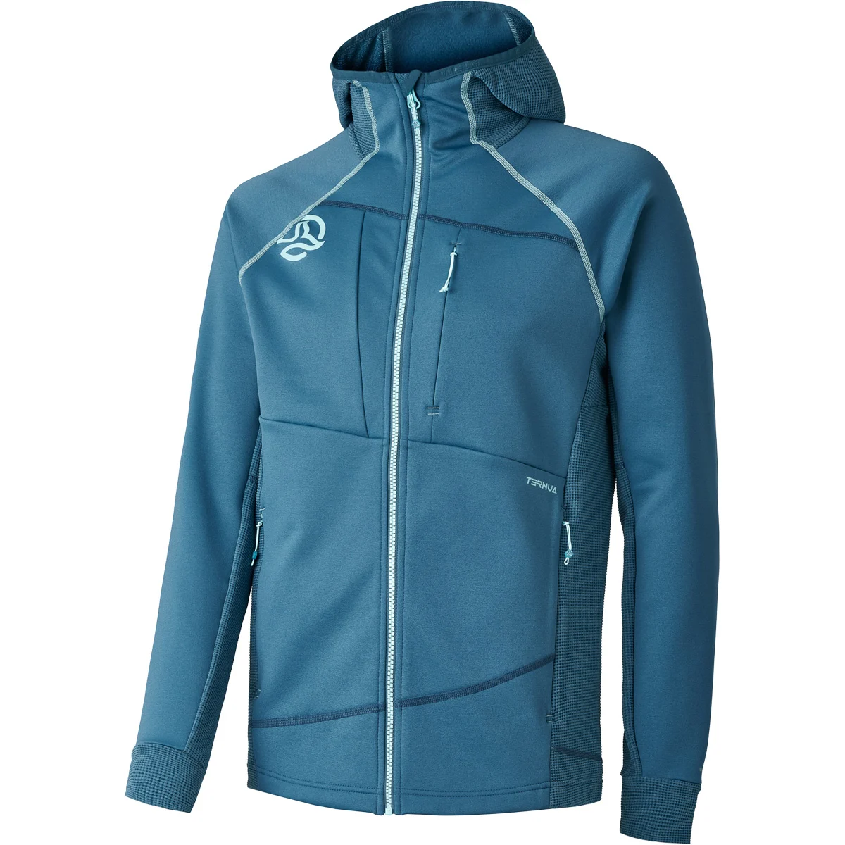 TERNUA SAKKET 2.0 HOOD JACKET M DEEP ARCTIC BLUE  - Hiking fleece jacket