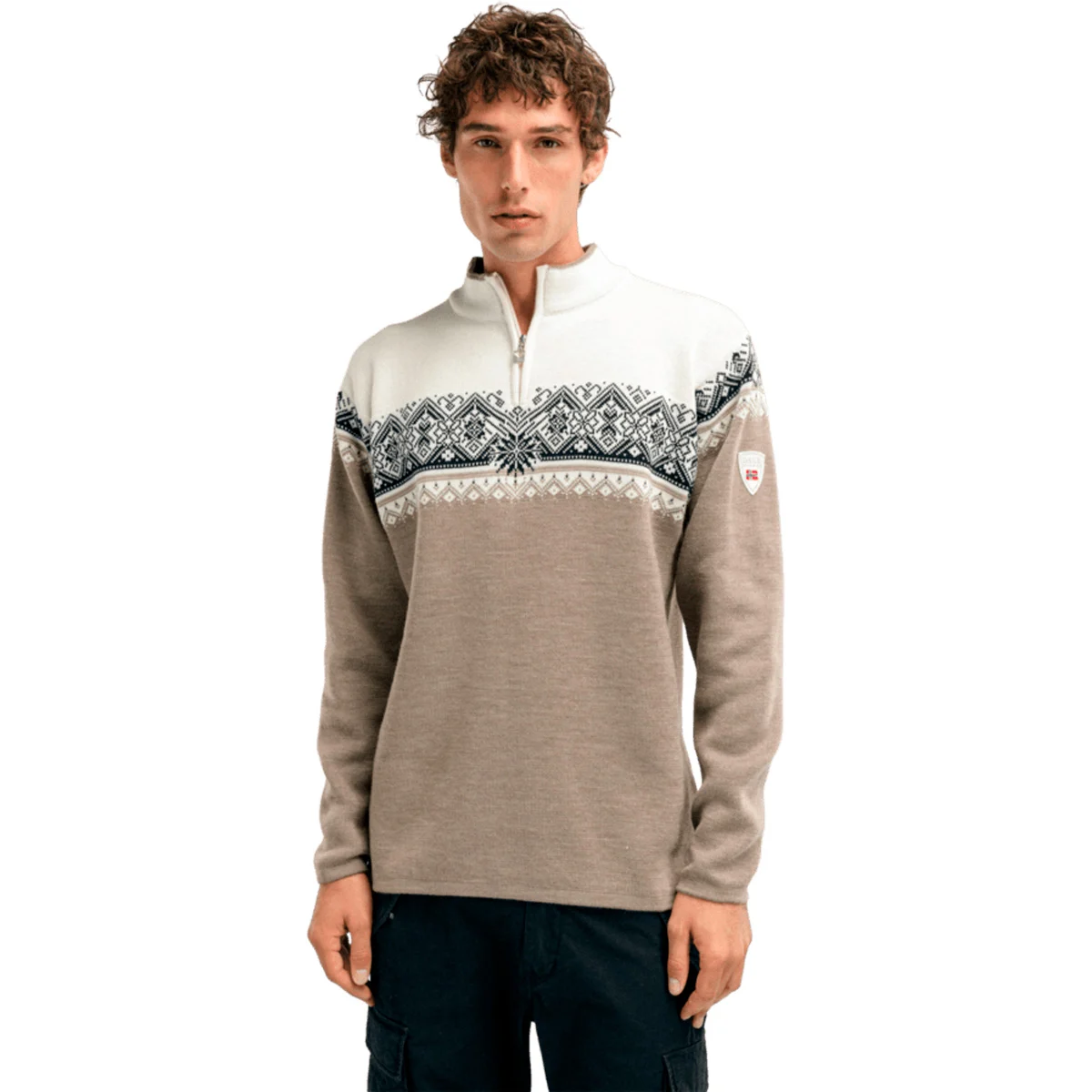DALE OF NORWAY MORITZ MOUNTAIN STONE SAND  - Jumper