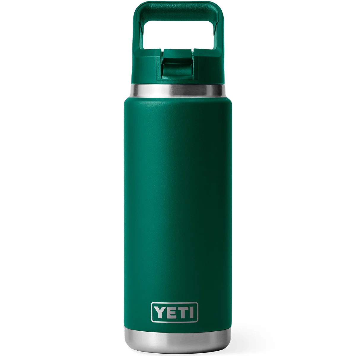 YETI RAMBLER 26 OZ COLOUR STRAW BOTTLE BLACK FOREST GREEN  - Vacuum bottle