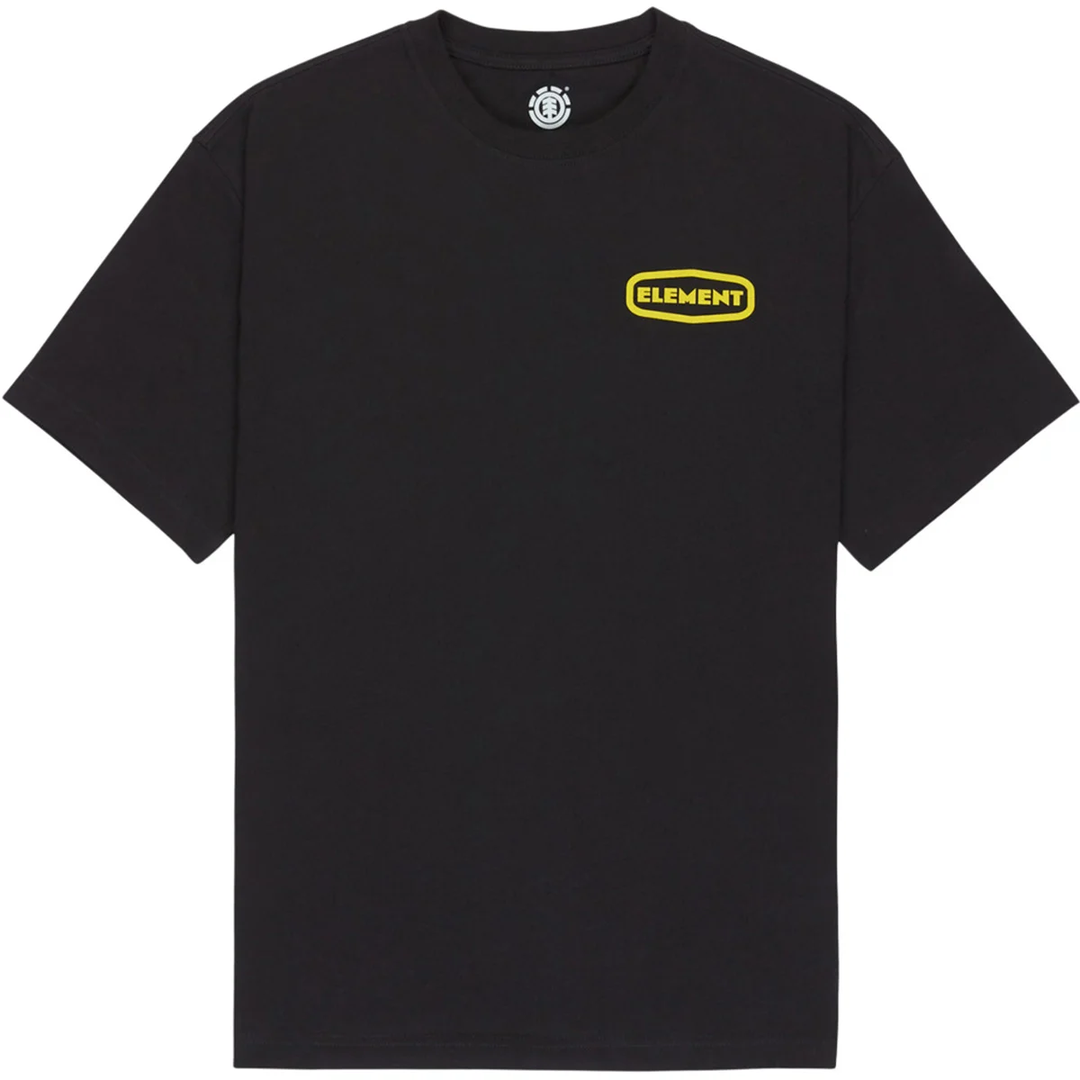 ELEMENT GRIP IT FLINT BLACK  - T-shirt