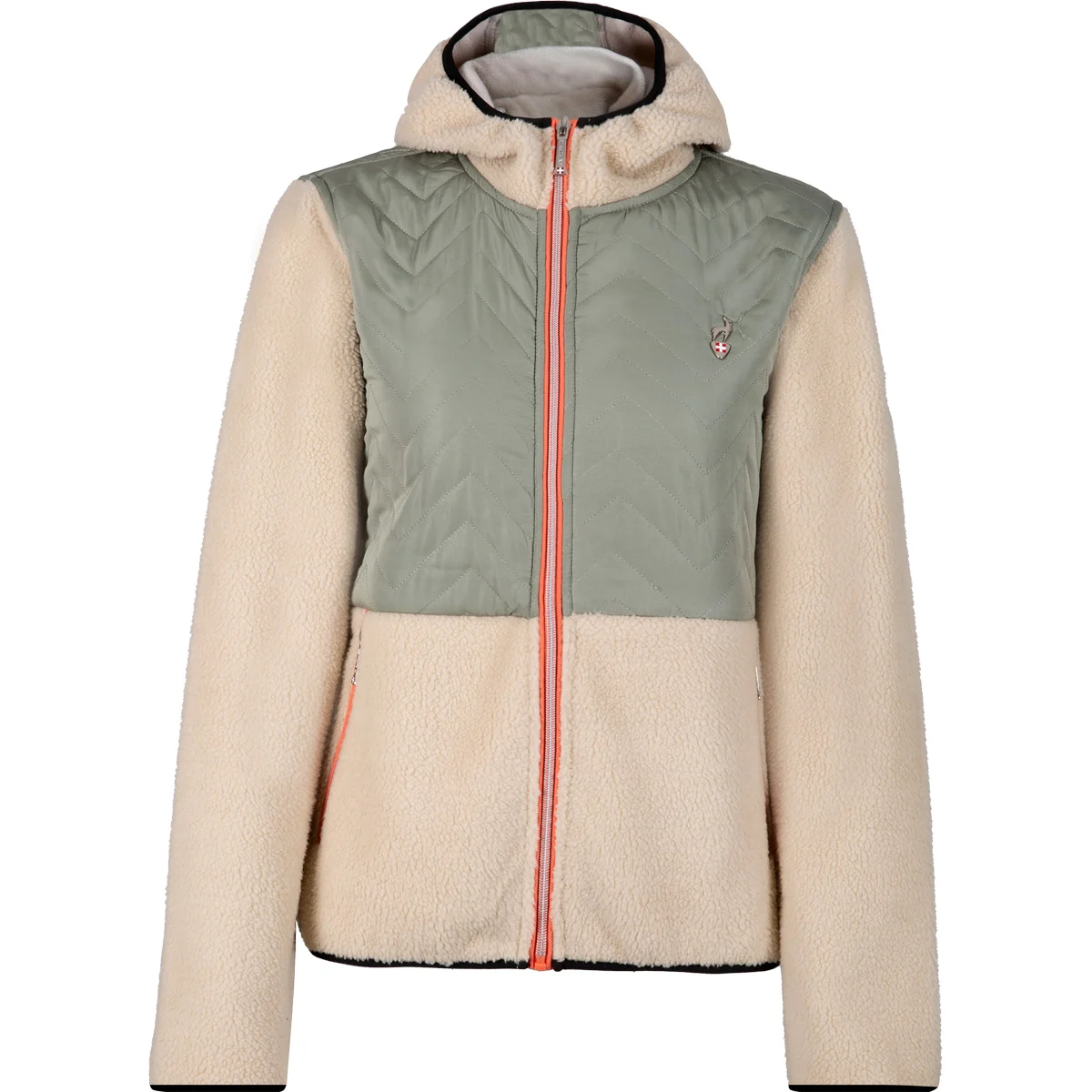 AULP CASIA VESTE HYBRIDE W LIGHT KAKI  - Fleece