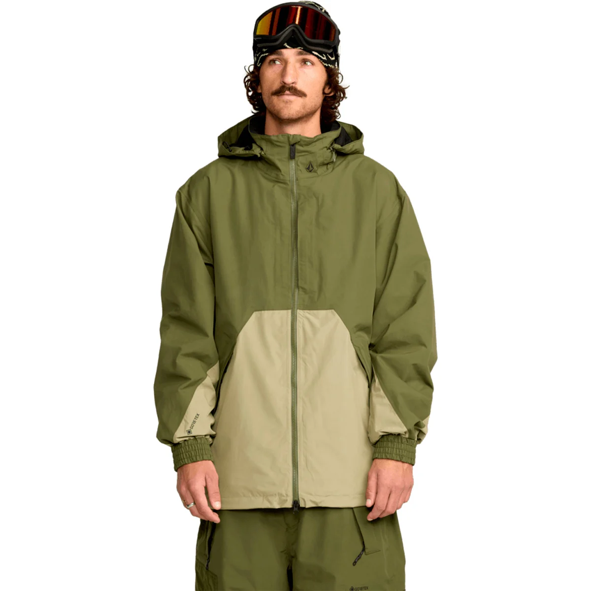 VOLCOM LONGO GORE-TEX JACKET DARK OLIVE  - Snowboard jacket