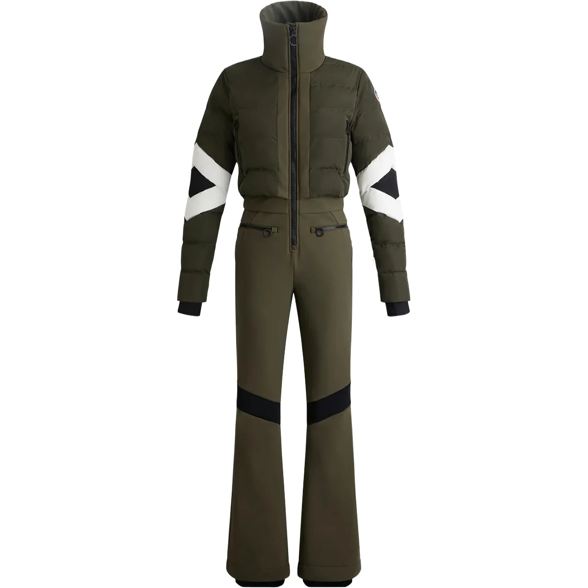 FUSALP CLARISSE W MOSS GREEN/BLACK/NEIGE  - Ski suit