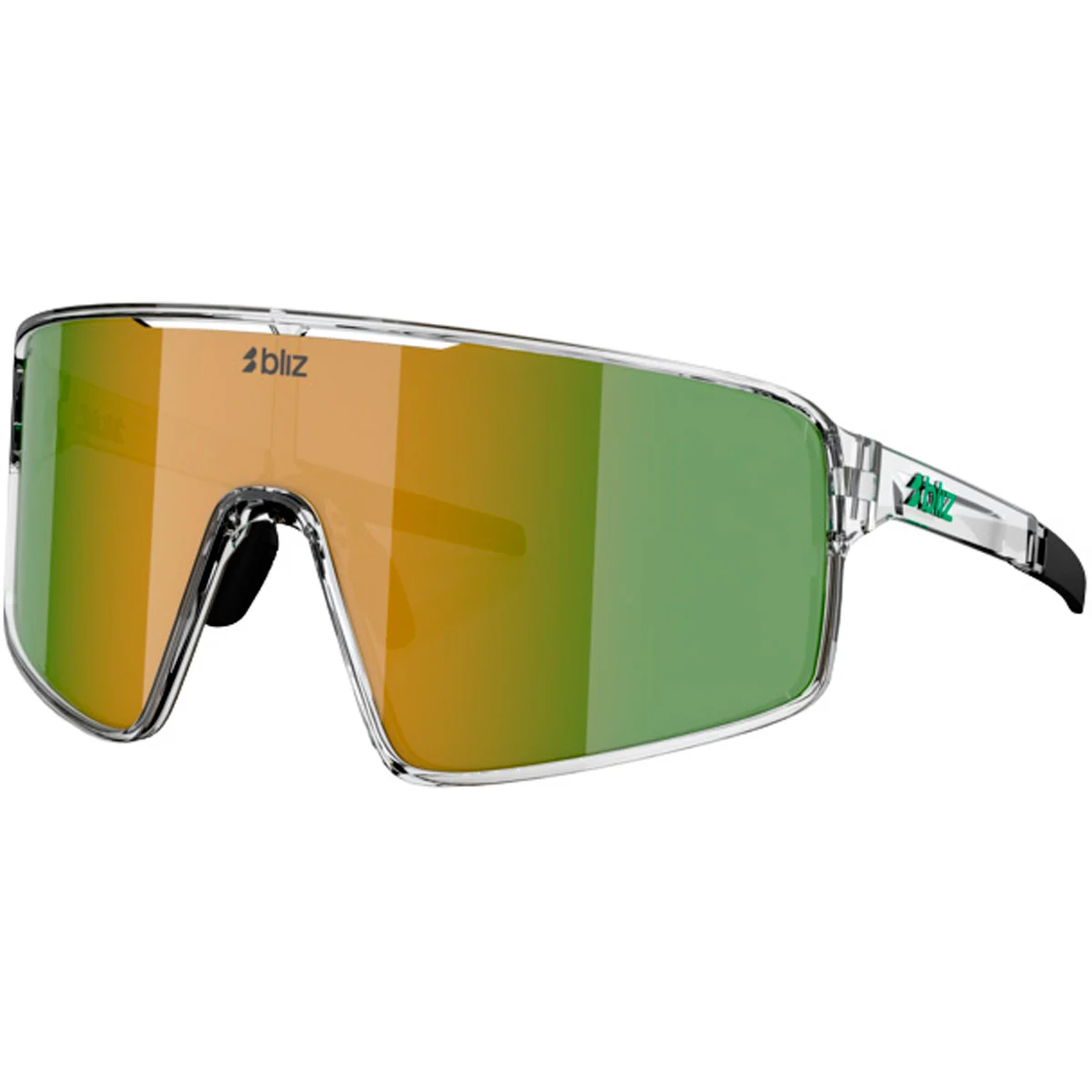 BLIZ P001S W TRANSPARENT WHITE  - Sport sunglasses