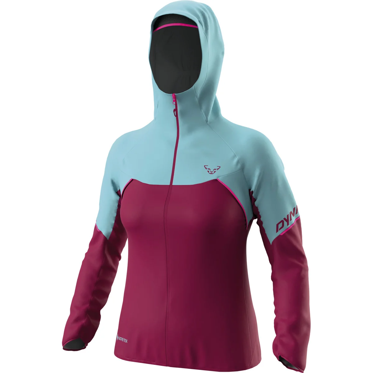 DYNAFIT ALPINE GTX W JACKET MARINE BLUE/BEET RED  - Trail running jacket