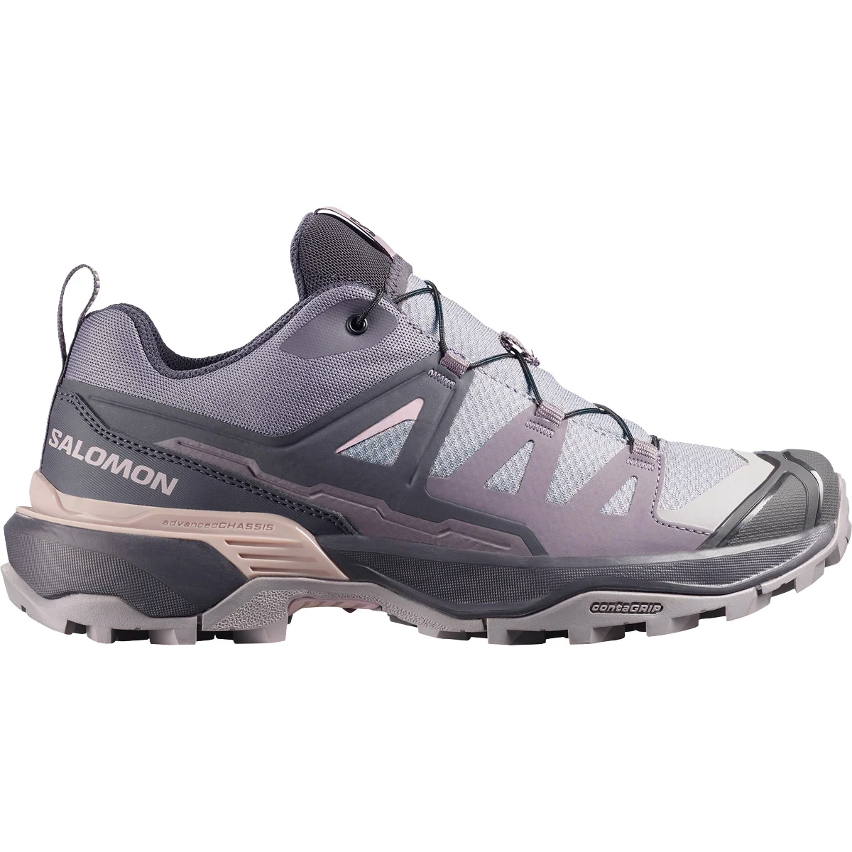 SALOMON X ULTRA 360 W GULL/9 IRON/SHADOW  - Low-rise hiking boot