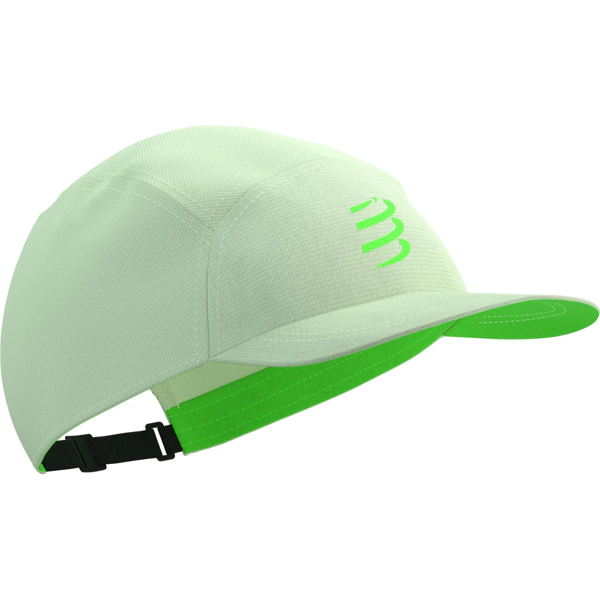COMPRESSPORT 5 PANEL CAP LIME  - Trail running cap