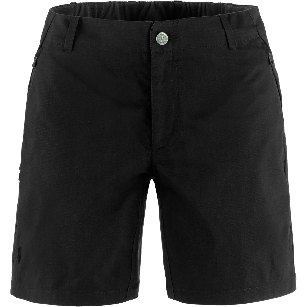 FJALLRAVEN HOJA HYBRID SHORTS W BLACK  - Hiking shorts
