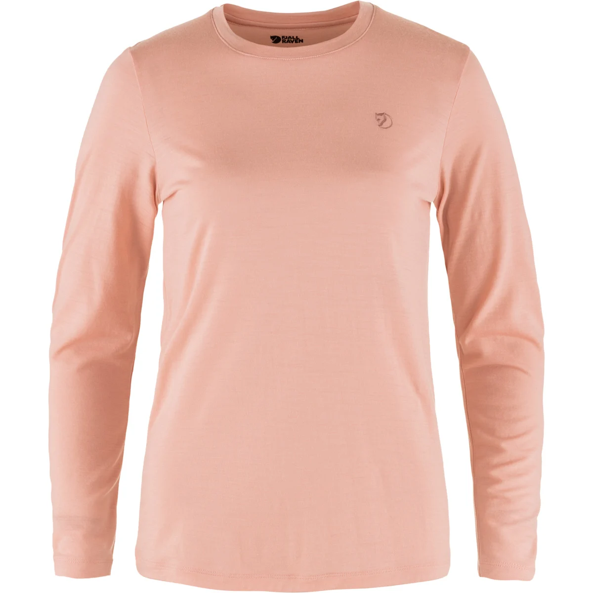 FJALLRAVEN ABISKO WOOL LS W CHALK ROSE  - Hiking T-shirt