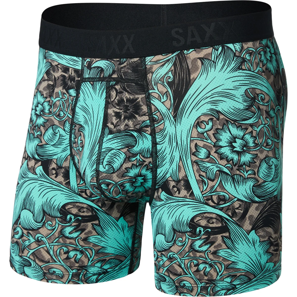 SAXX SMOOTH FLEX LIGHT COMPRESSION BOXER BRIEF FLEUR DE LEAGUE-MULTI  - Underwear
