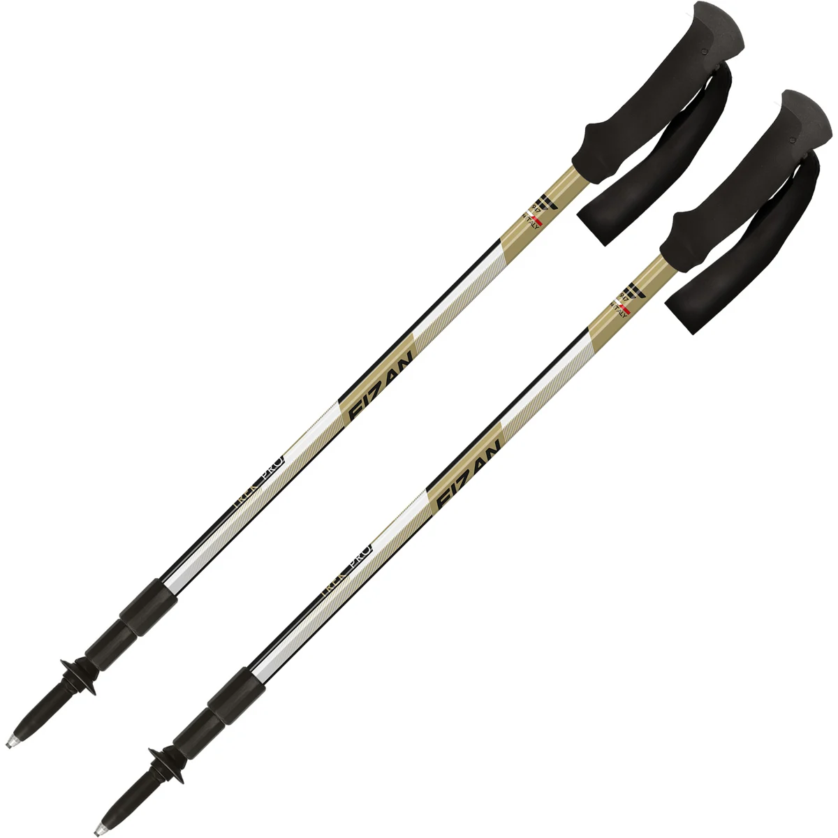 FIZAN TREK PRO BEIGE/BLACK  - Hiking pole
