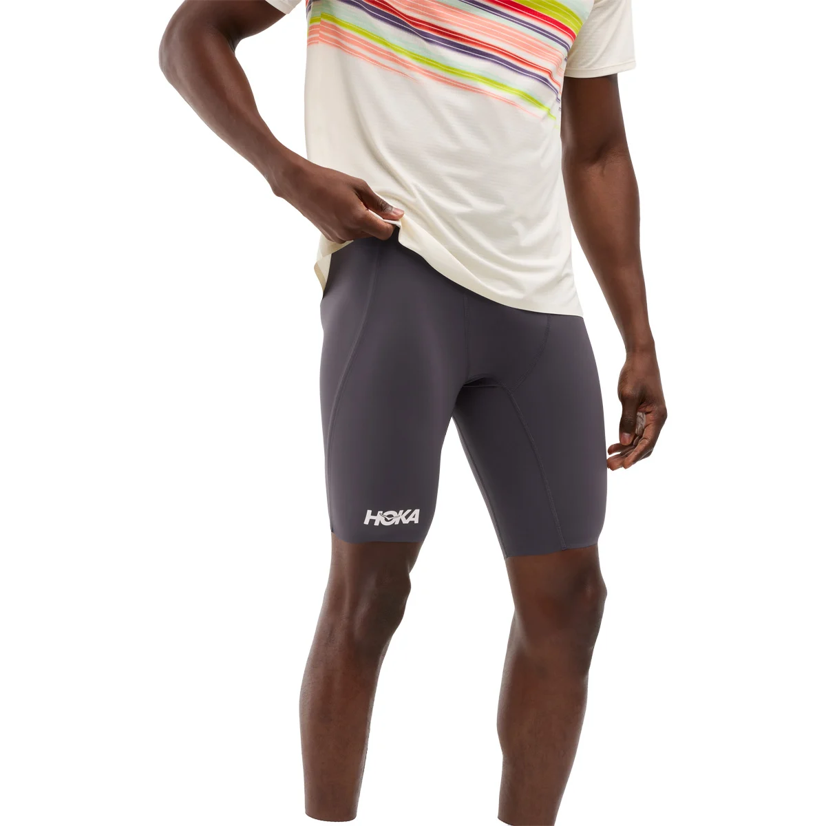 HOKA ONE ONE RACE DAY HALF TIGHT SQUID INK  - Running tight shorts